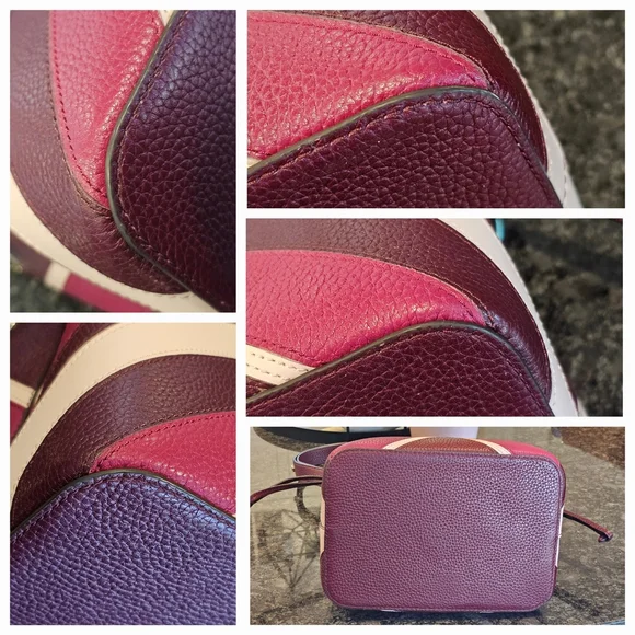 Kate Spade Pink and White Chevron Tote - Picture 16 of 16